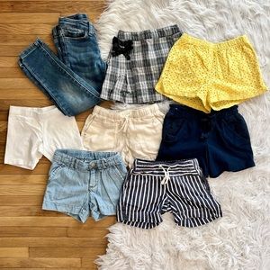 Girls spring/summer bottoms lot size 4-5